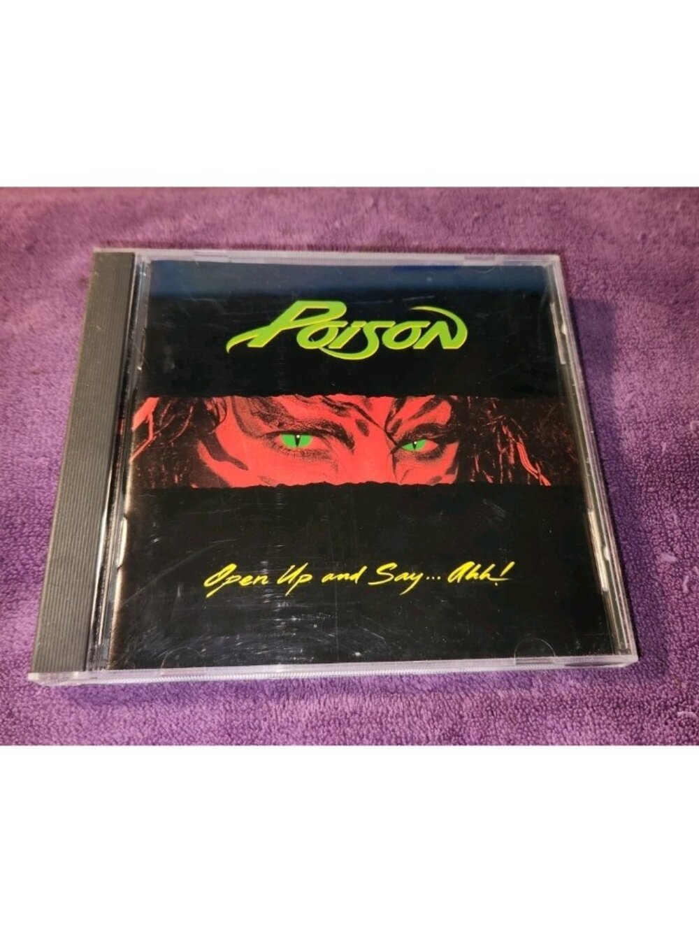 POISON edited cover cd OPEN UP AND SAY...AAH bmg club edition